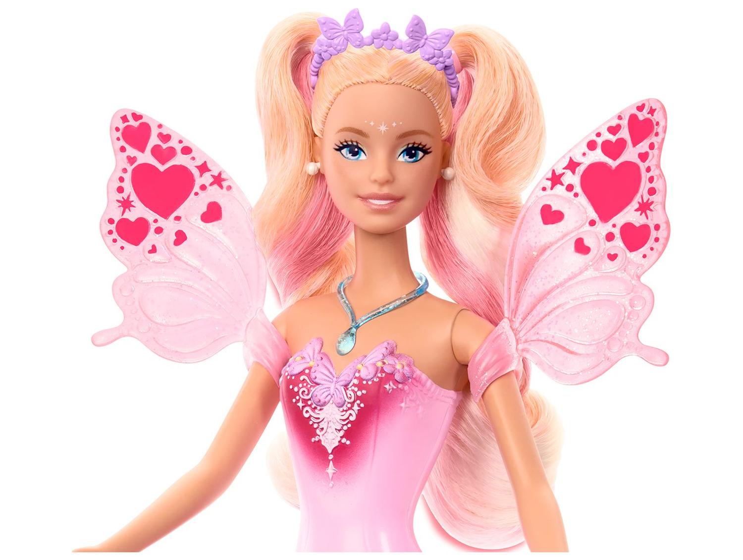 Boneca Barbie Color Change Fada Cores Mágicas