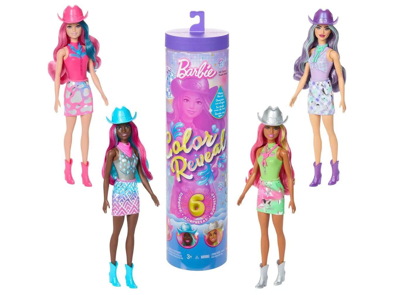 Boneca Barbie Color Reveal Moda Disco 