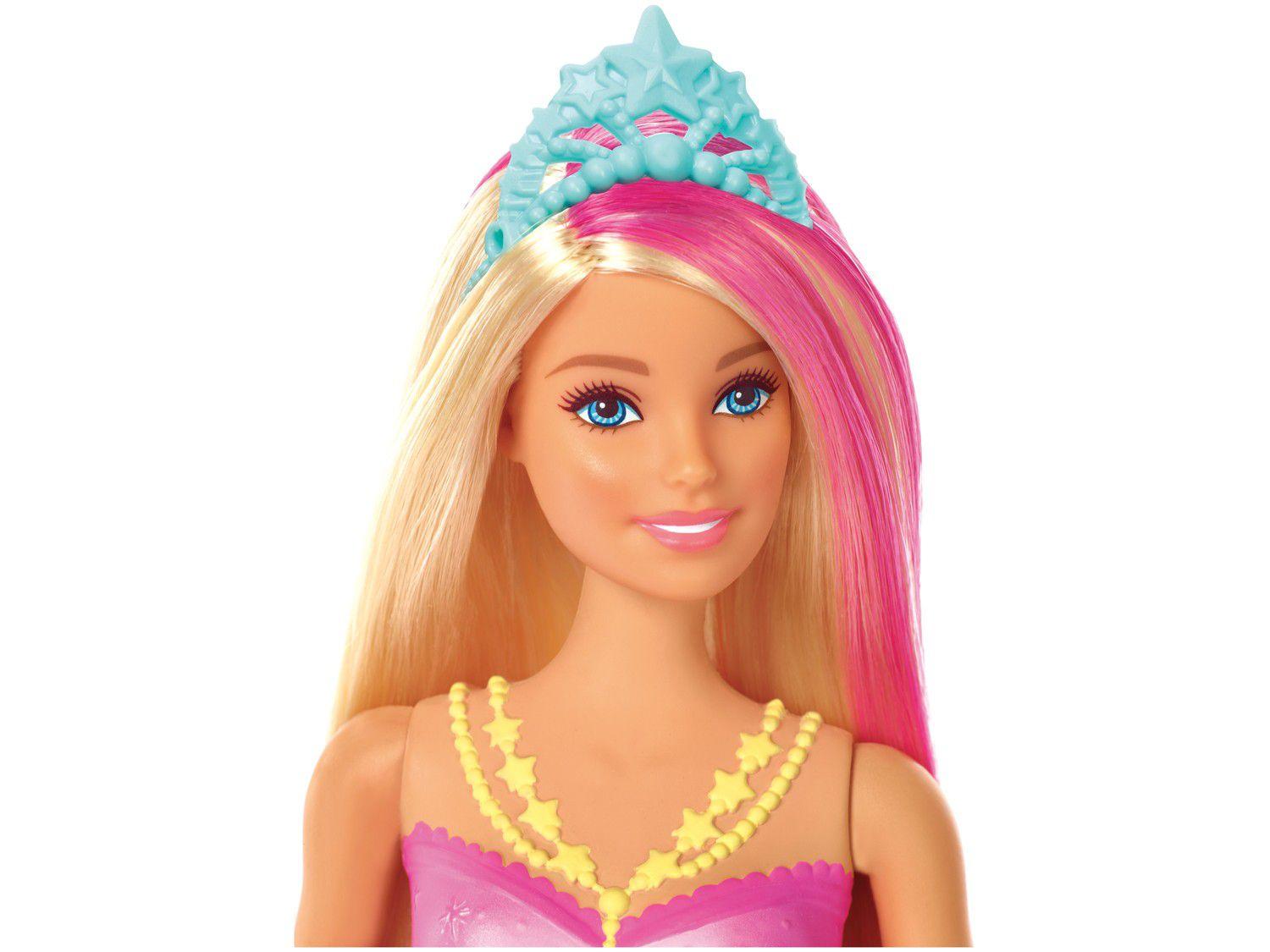 Barbie Dreamtopia Glitzerlicht Meerjungfrau – Mit Schwimmbewegungen & Lichteffekten, Ca. 30 Cm
