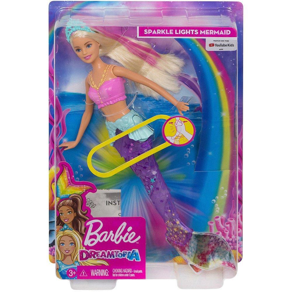Barbie sereia com luzes Clearance
