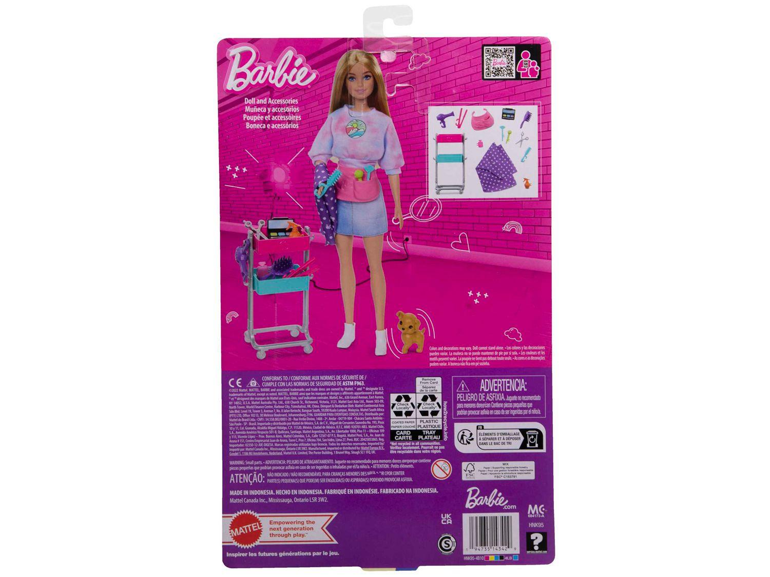 Barbie Malibu Estilista Acessórios Cabelo E Maquiagem - Mattel