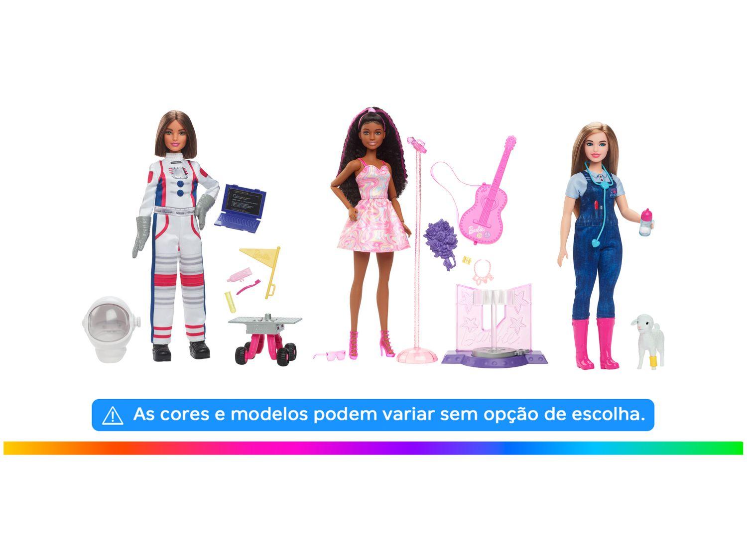 Boneca Barbie Profissões com Acessório Mattel