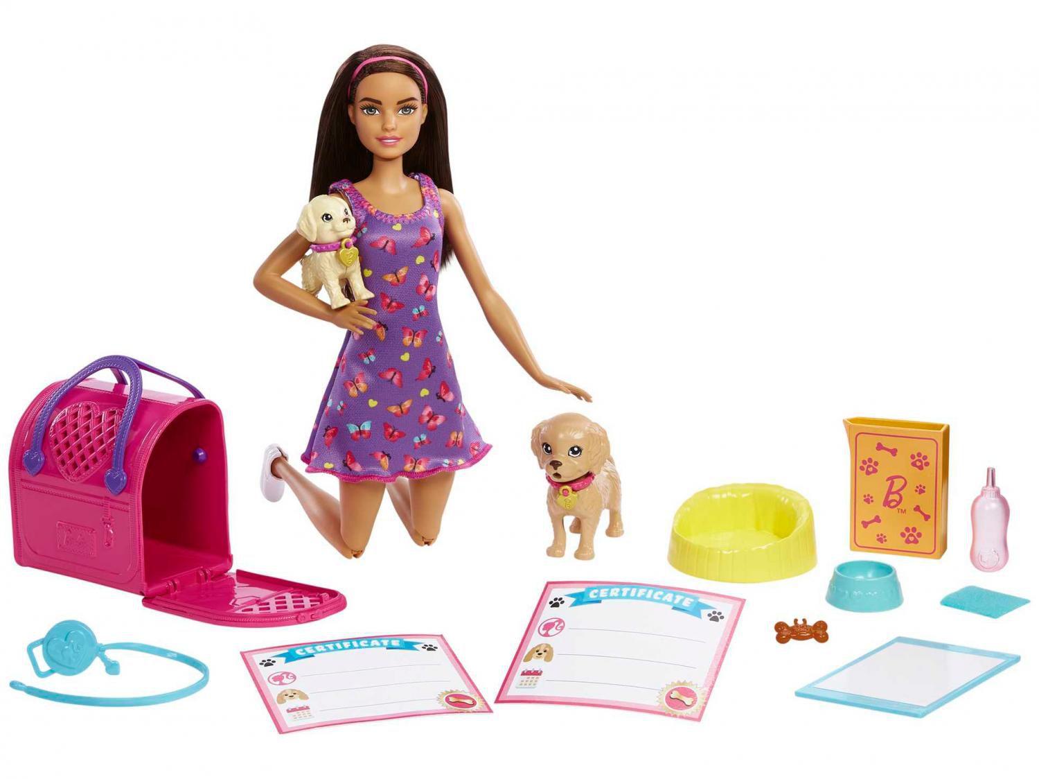 Playset Barbie com Boneca - Salão de Beleza - Totally Hair