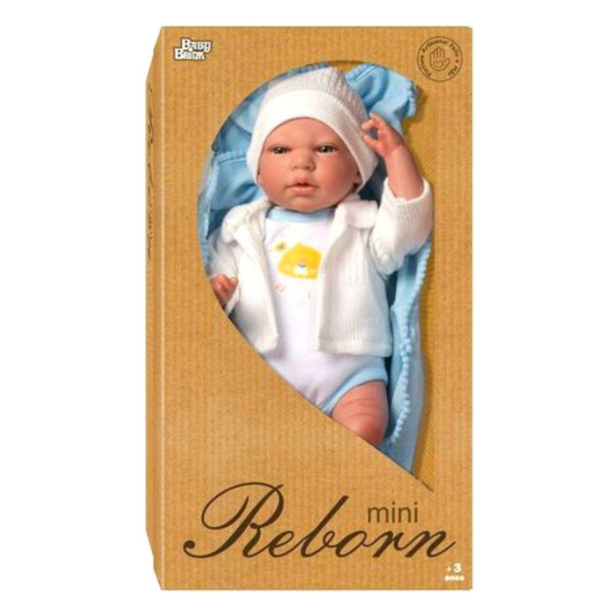Boneca Bebe Mini Reborn Recem Nascido Lindo Menino Realista Pesadinho Baby Olho Azul Pintada A Mao Rosita Boneca Reborn Magazine Luiza