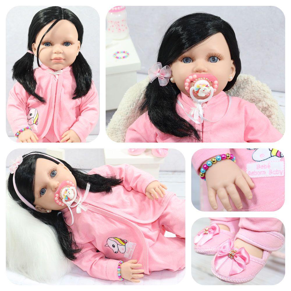 Bebê Reborn Boneca Turbante Silicone Menina Pode Dar Banho - Cegonha Reborn  Dolls - Boneca Reborn - Magazine Luiza