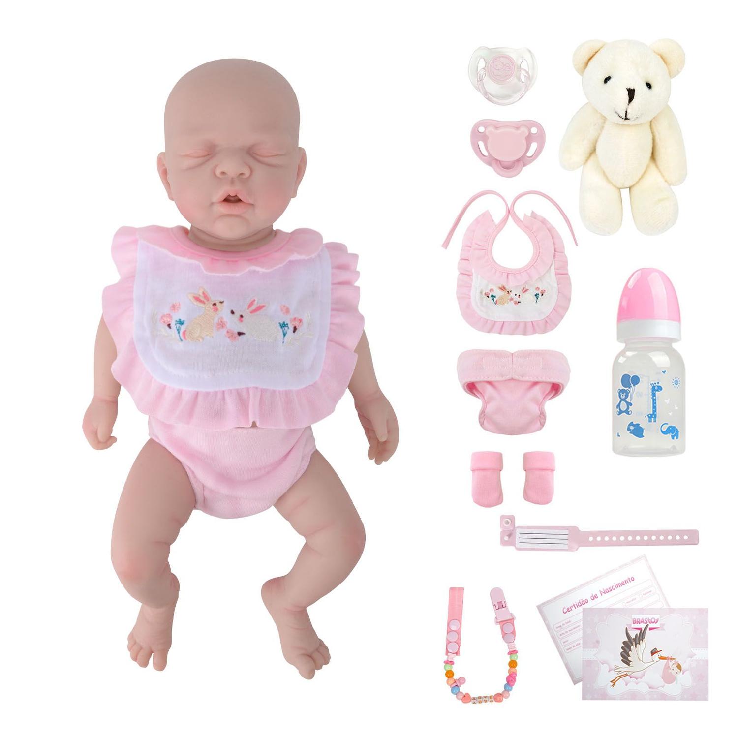 Boneca Reborn Original BebÃ©s De Silicona Precio Boneca Bebê