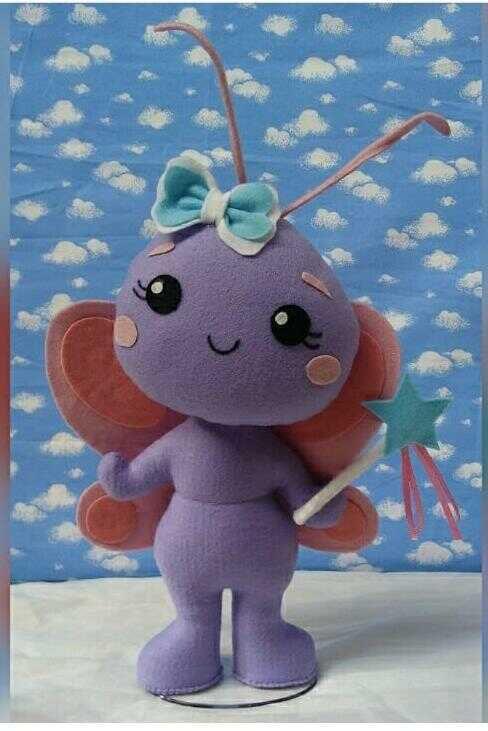 Boneca Borboletinha Galinha Pintadinha Em Feltro Mimos E Artes Atelie Bonecas Magazine Luiza