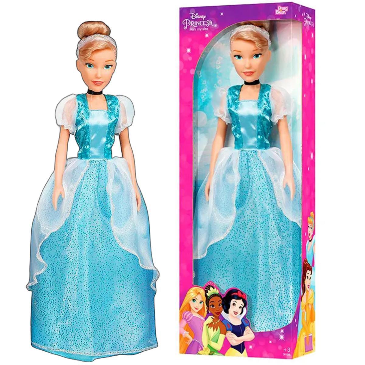 Boneca Cinderela Mini My Size Princesas Disney Lançamento Boneca Cinderela Mini My Size Princesas Disney Lançamento