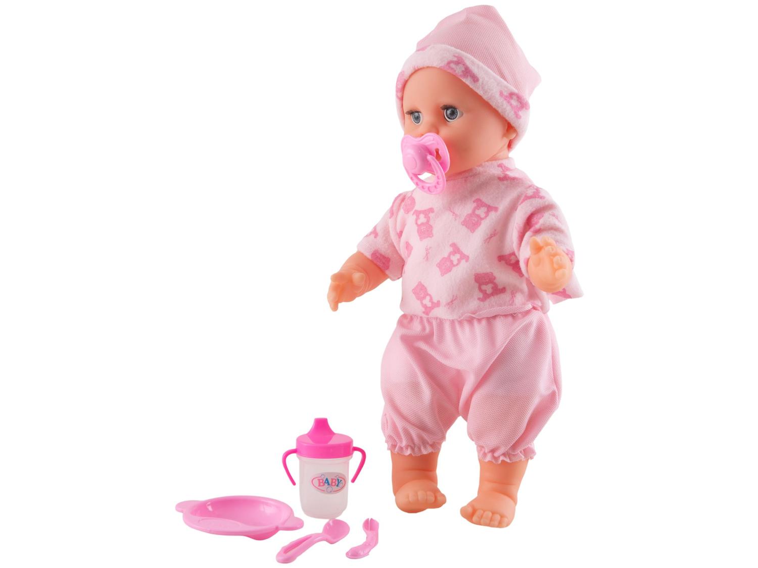 Boneca com Mamadeira e Chupeta