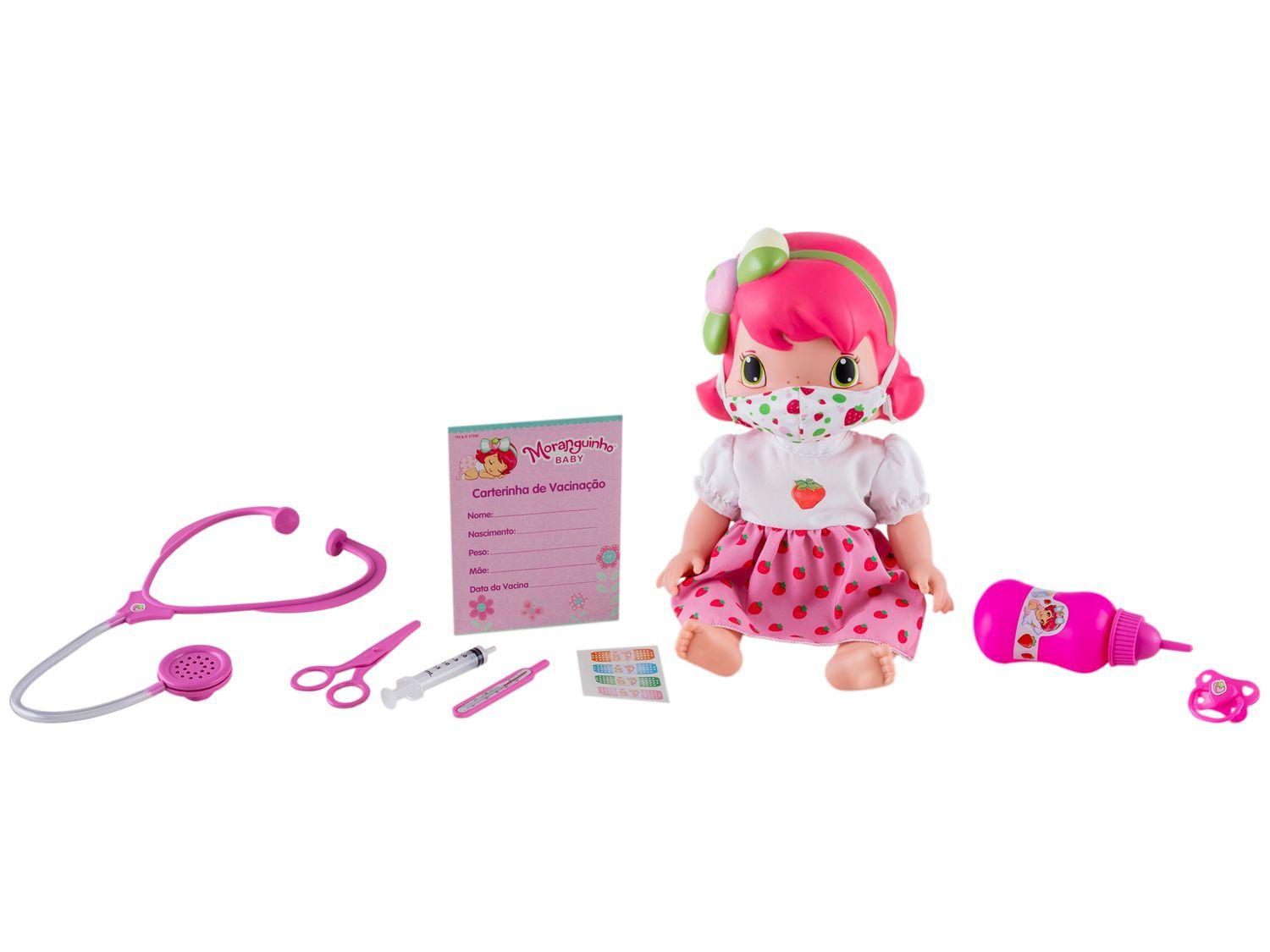Boneca com Máscara Baby Moranguinho Dodói