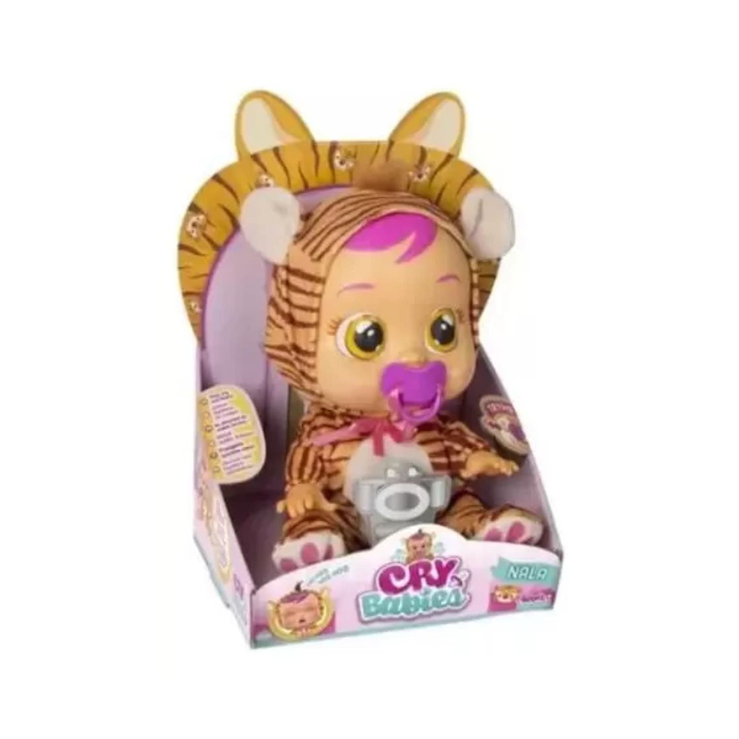 Boneca CryBabies Fantasy Nala chora de Verdade Cor Laranja Multikids BR2119 Bonecas Magazine Luiza