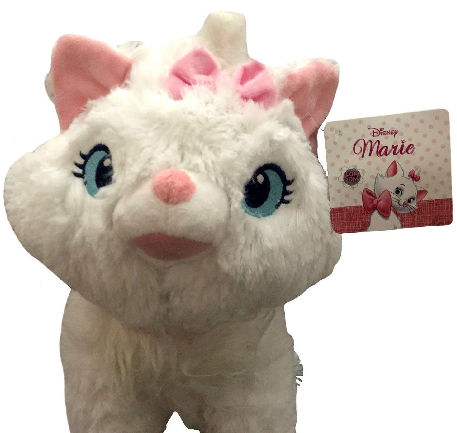 Boneca De Pelúcia Gata Gatinha Marie Fala Frases Disney - Multikids ...