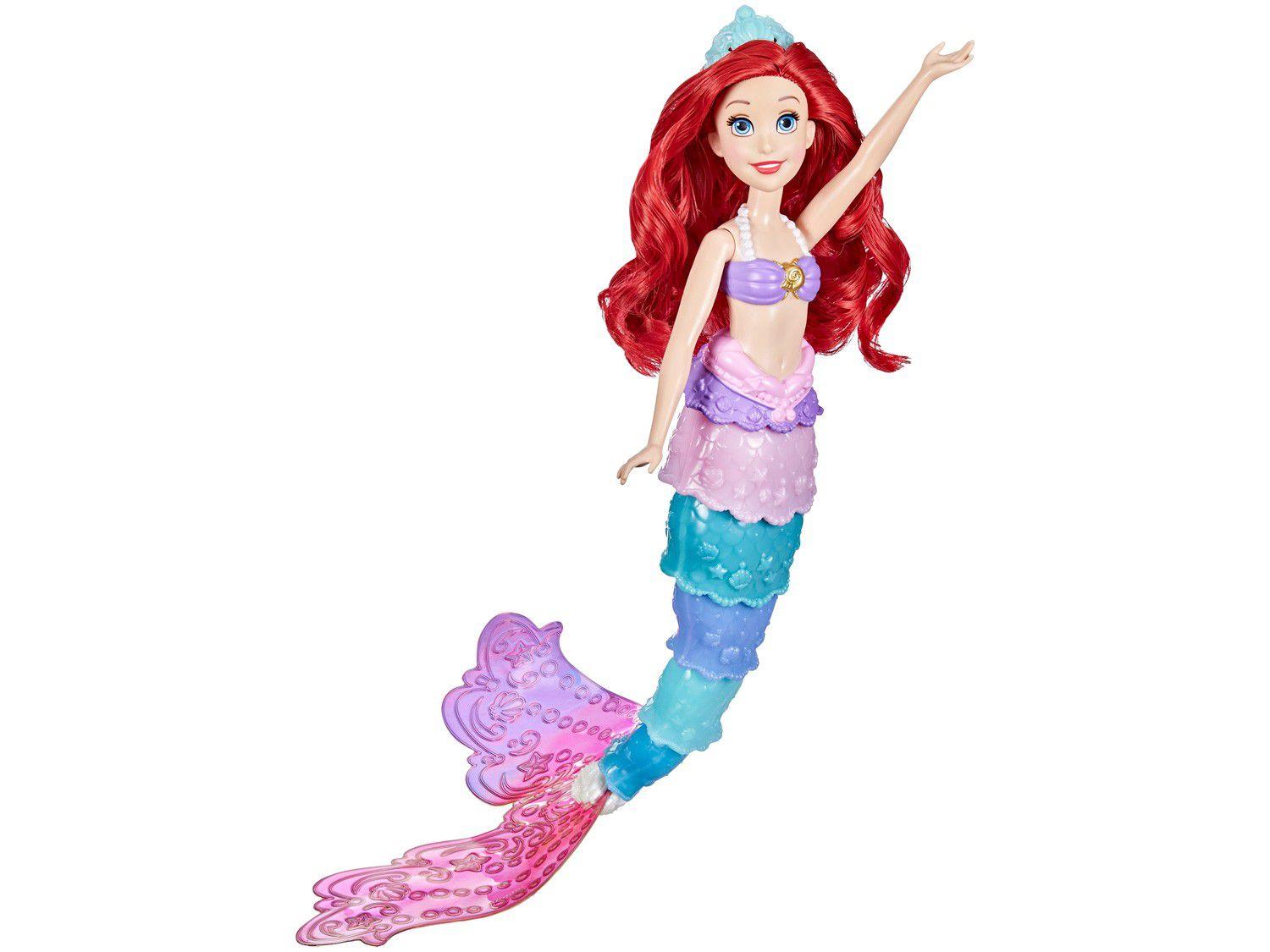 Boneca Disney Princess Princesa Ariel Arco-Íris