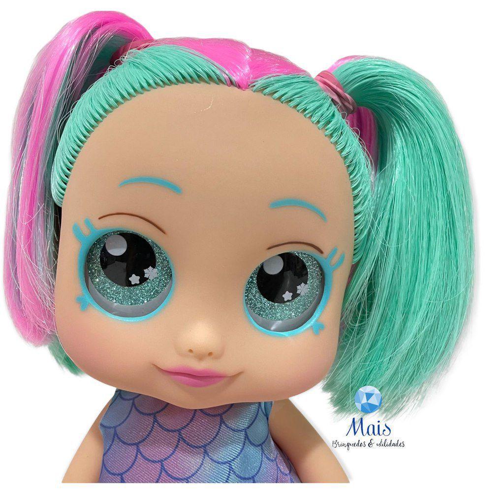 Boneca Diver Surprise Com 3 Acessórios Surpresa Cabelo Longo Diver