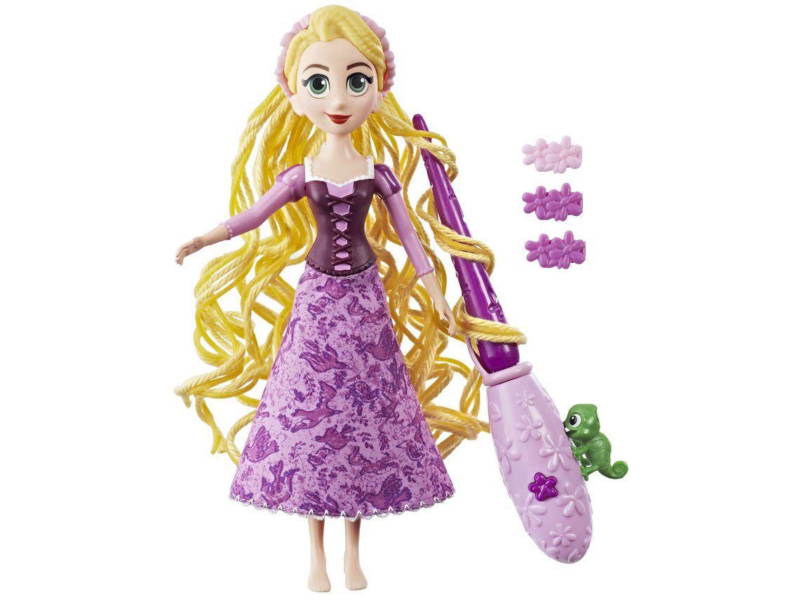 Boneca Enrolados Princesa Rapunzel Cabelos Mágicos - com Acessórios ...
