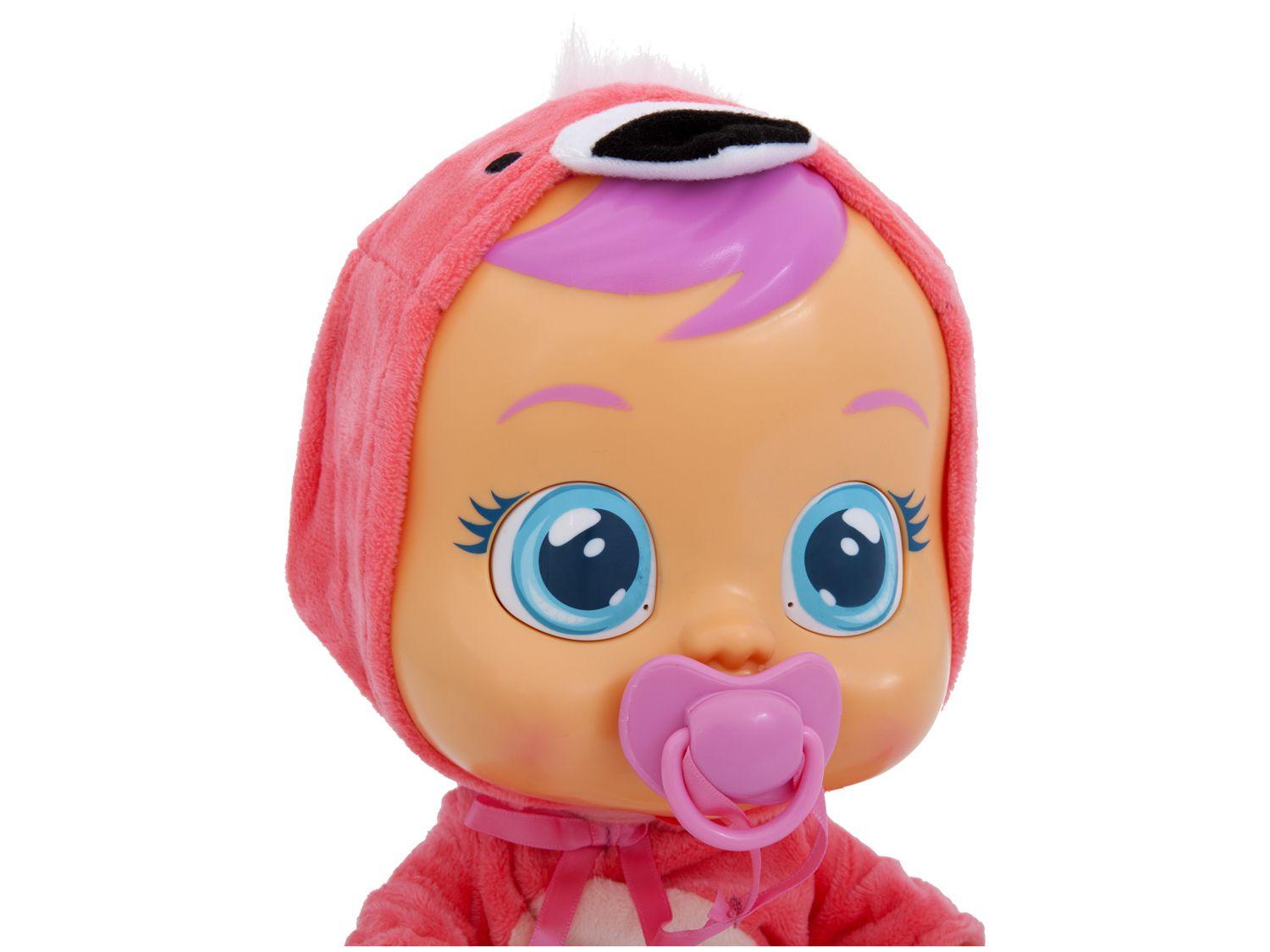 Boneca Flamy Cry Babies que Chora com Acessórios