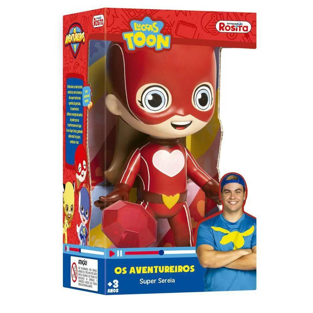 Boneca Gi Aventureira Vermelha Super Sereia Luccas Rosita - Brinquedos ...