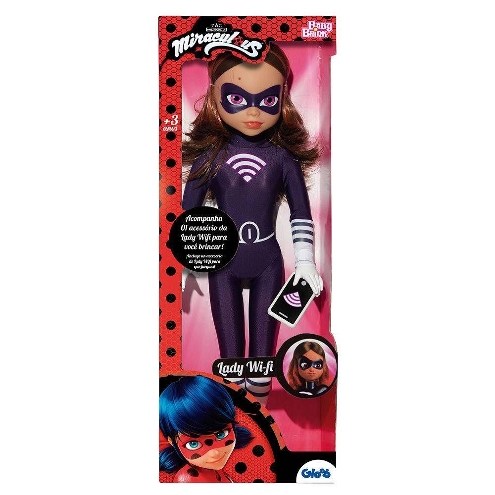 Boneca Lady Wifi Miraculous Babybrink Bonecas Magazine Luiza