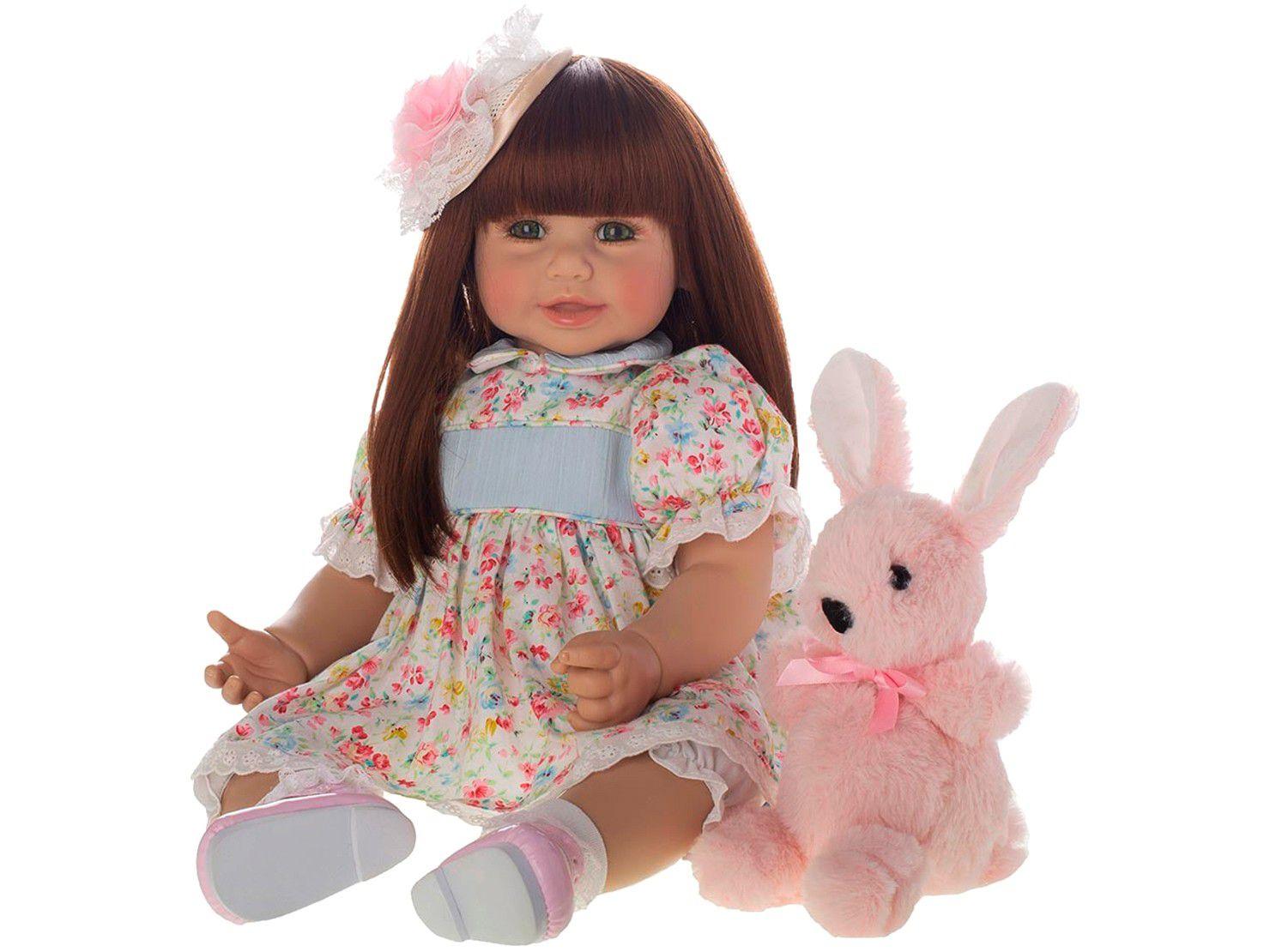 Boneca Laura Doll com Pelúcia