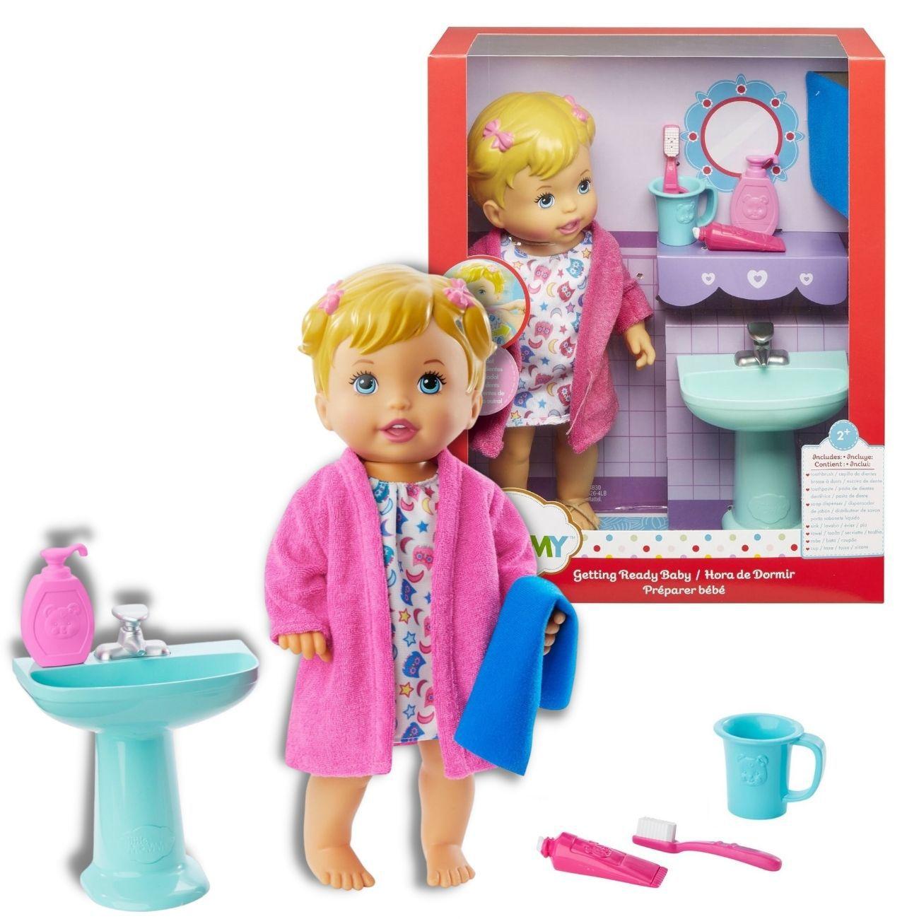Boneca Little Mommy Hora de Dormir Brinquedo Mattel Boneca Little Mommy Magazine Luiza