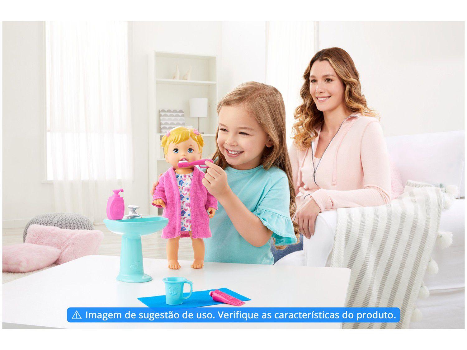 Boneca Little Mommy Hora de Dormir - com Acessórios Mattel - Boneca ...