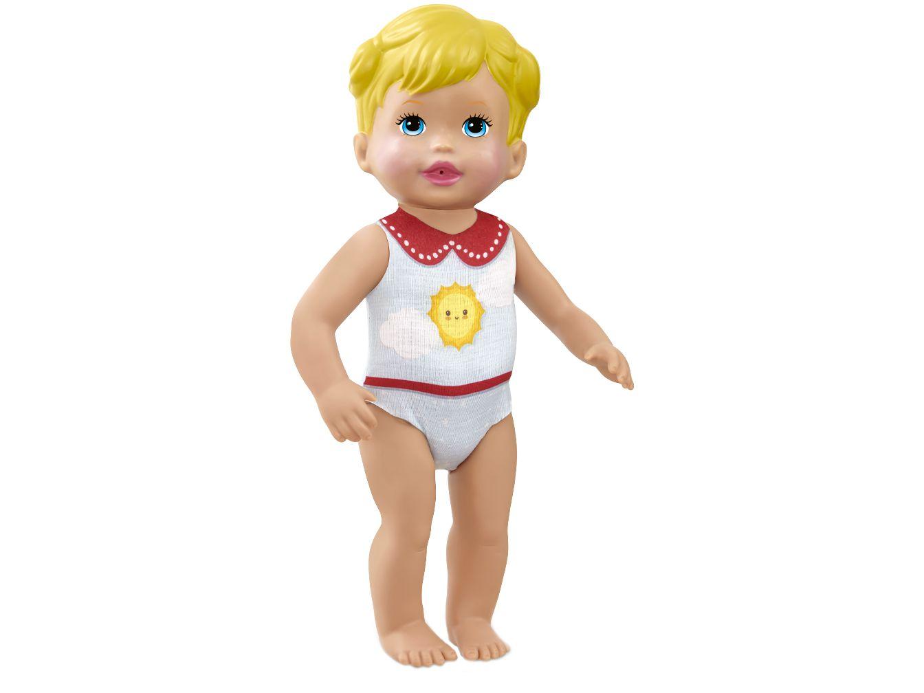Boneca Little Mommy Toddler Cuidados Loira