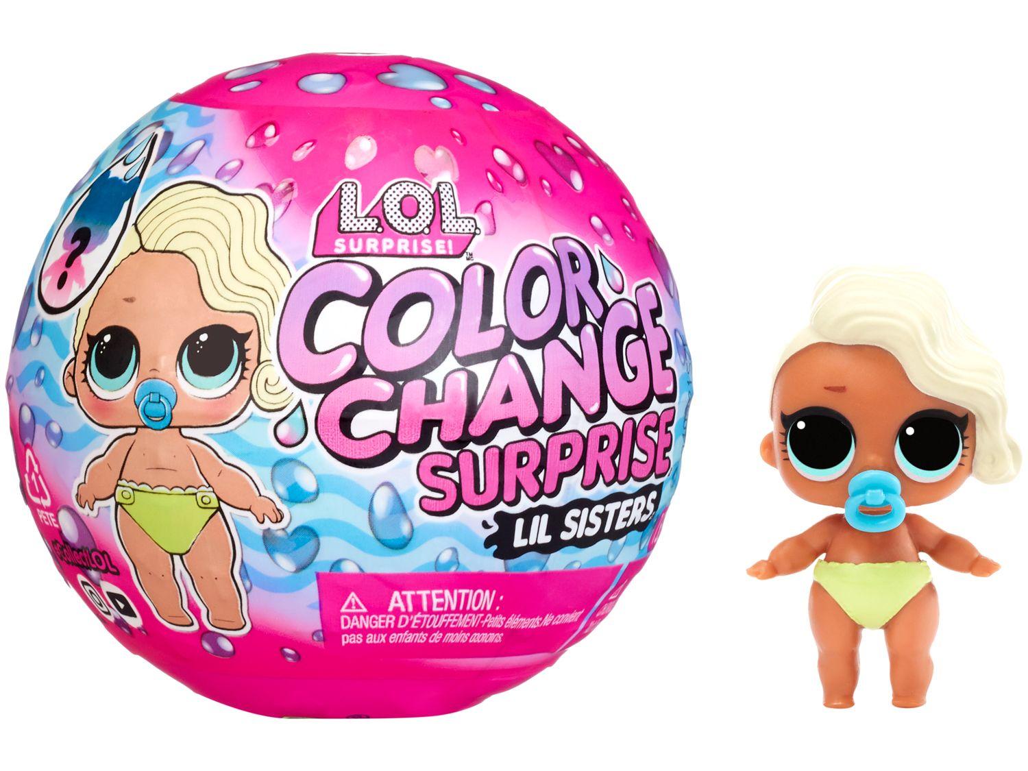 Boneca LOL Surprise Color Change com Acessórios