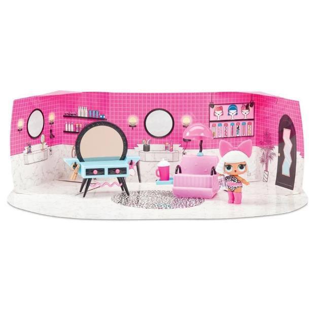 Boneca LOL Surprise Furniture Bedroom with Neon Candide Bonecas e