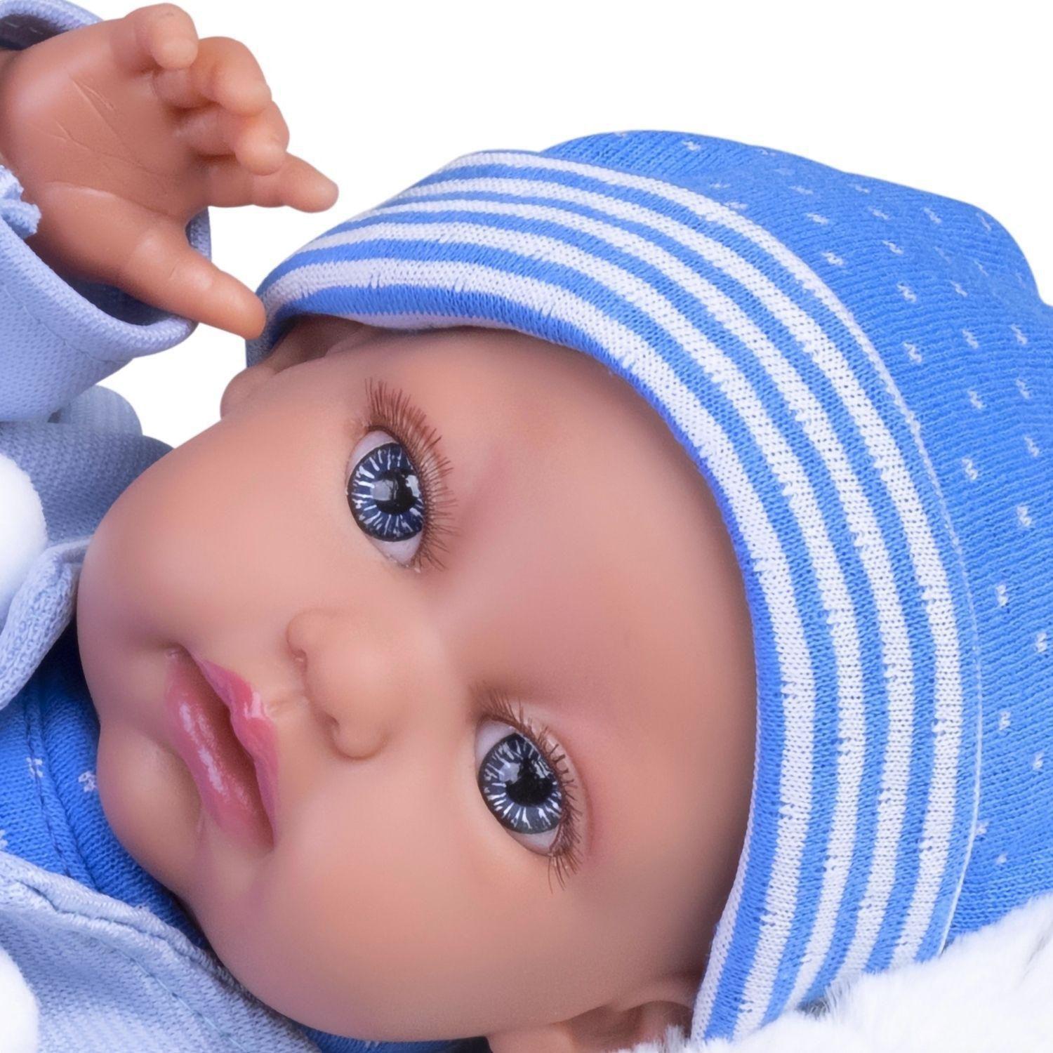 Boneca Boutique Dolls Reborn Menino - Super Toys 474 - Xickos Brinquedos