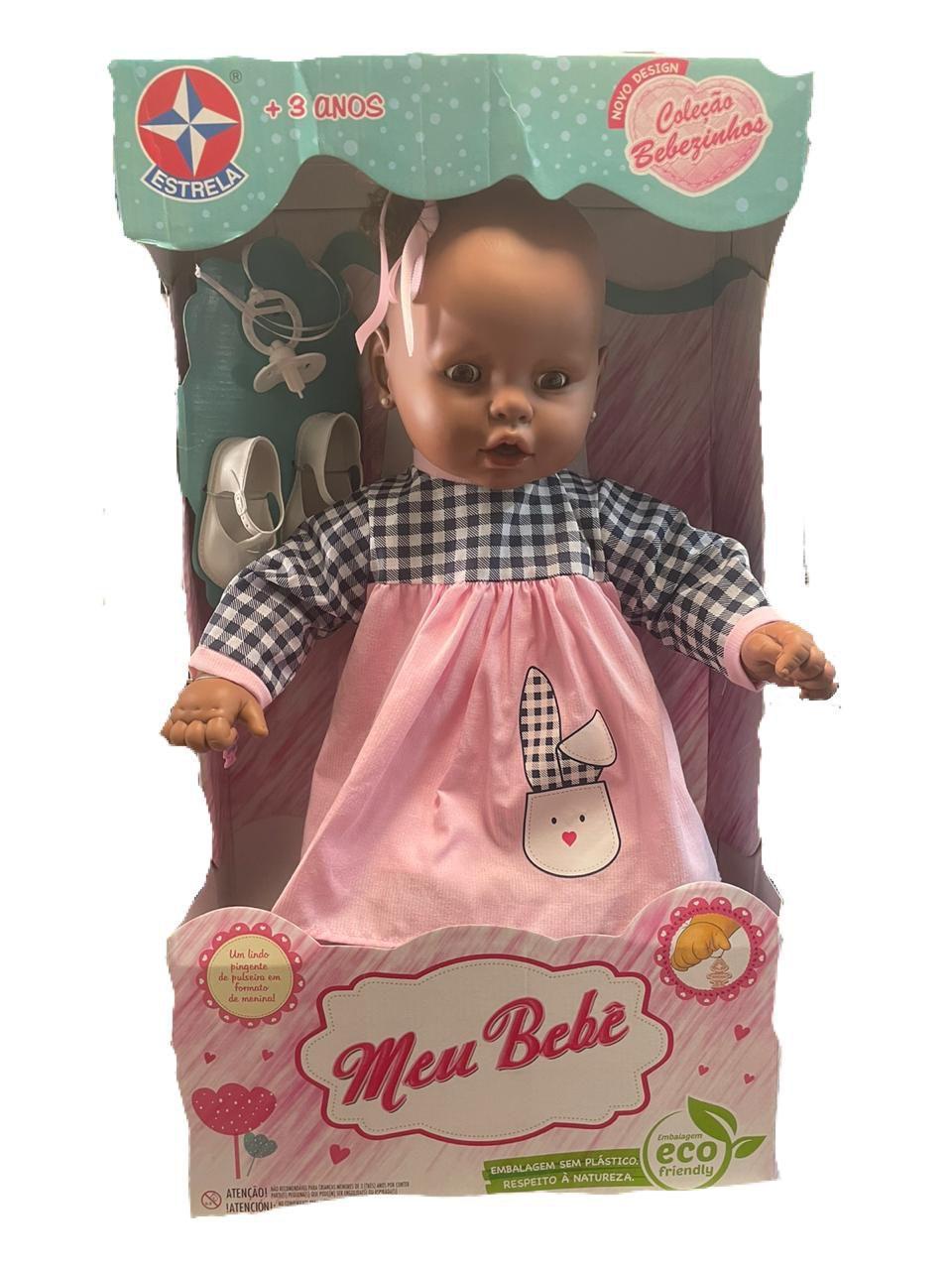 Boneca meu bebe negra Clearance