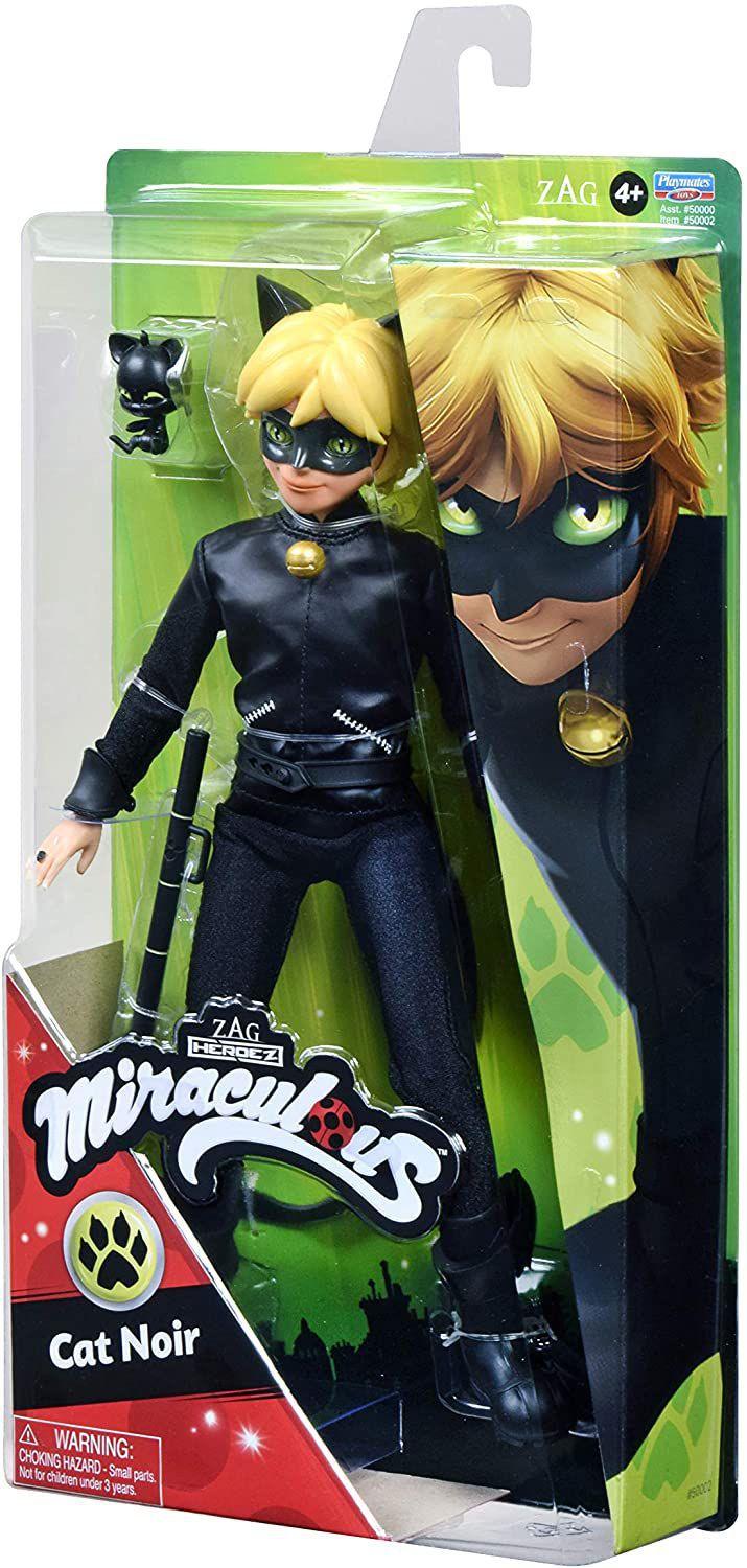 Boneca Miraculous Cat Noir Oficial Licenciado - Playmates - Bonecas ...