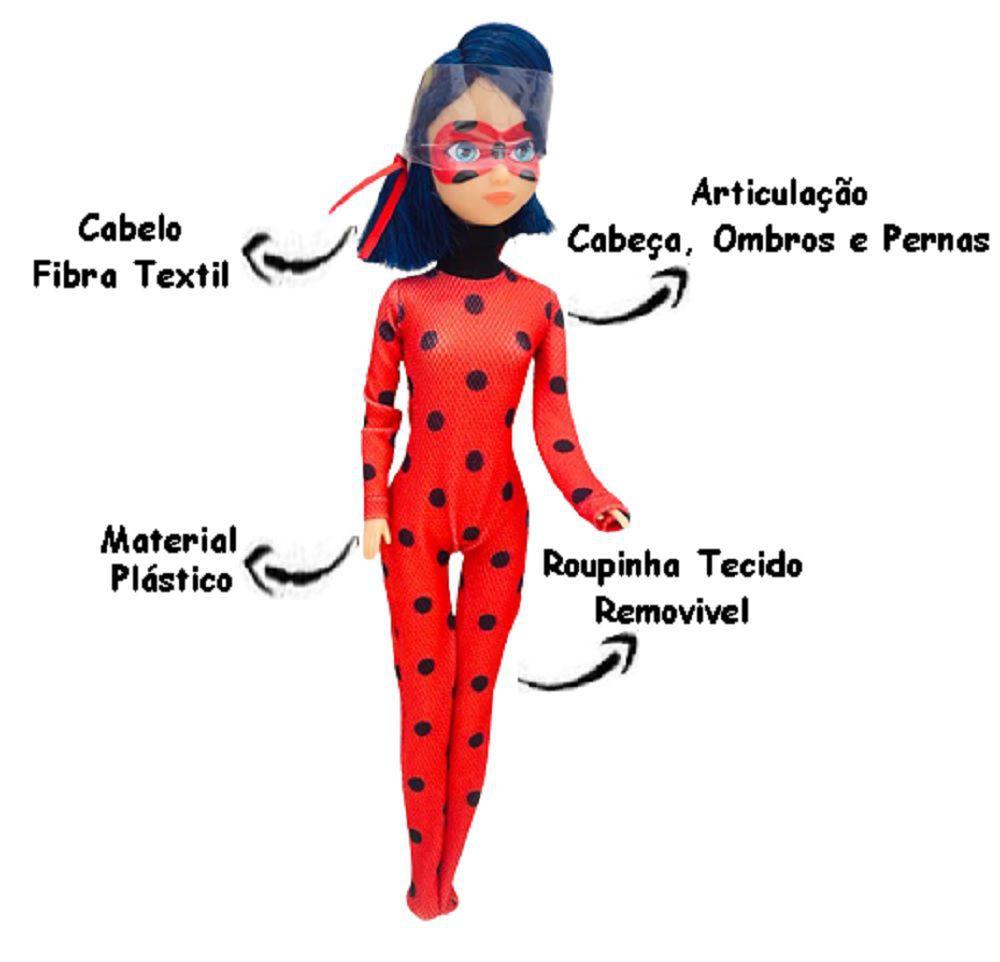 Boneca Miraculous Ladybug Fashion Doll 30 cm - Novabrink - Bonecas ...