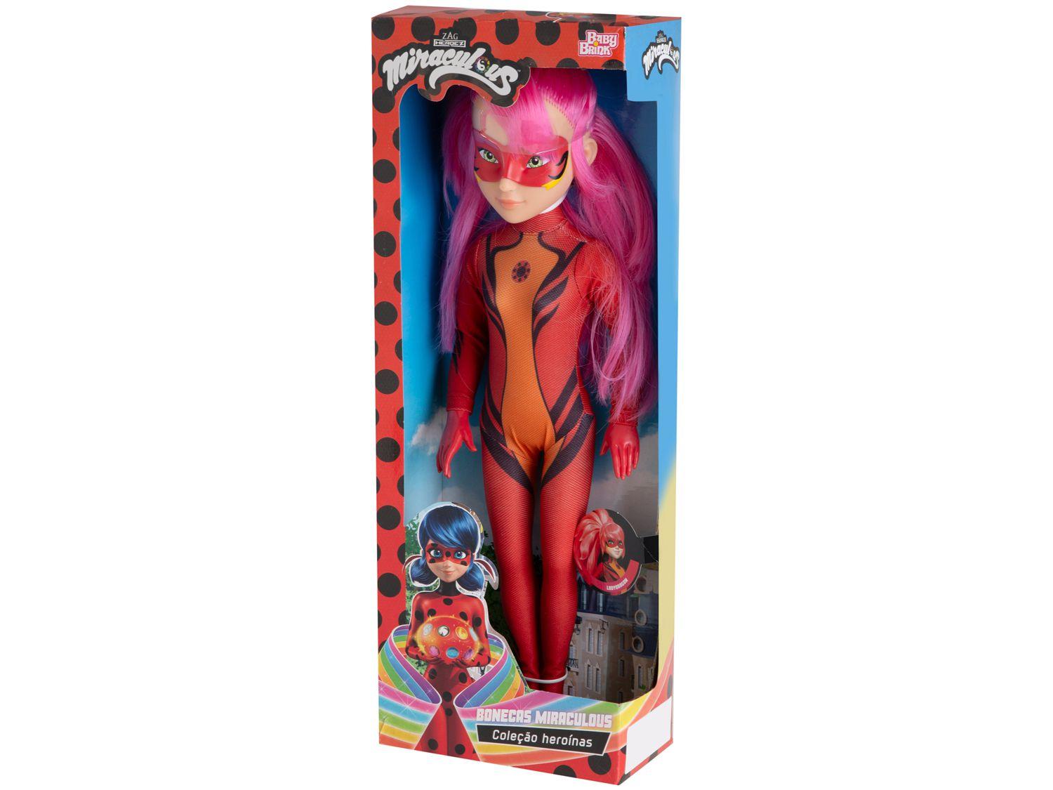 Boneco Miraculous - As Aventuras de Ladybug - Cat Noir - 55 cm - Baby Brink