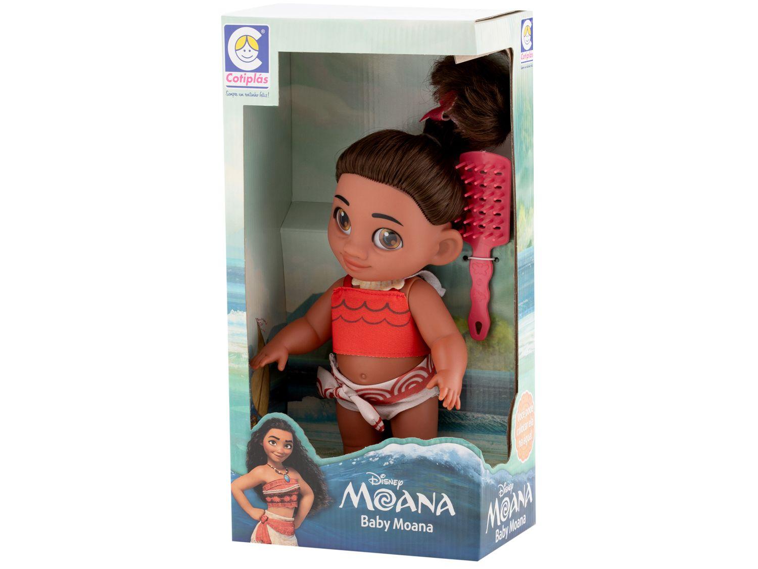 Boneca Moana Baby com Pente Cotiplás