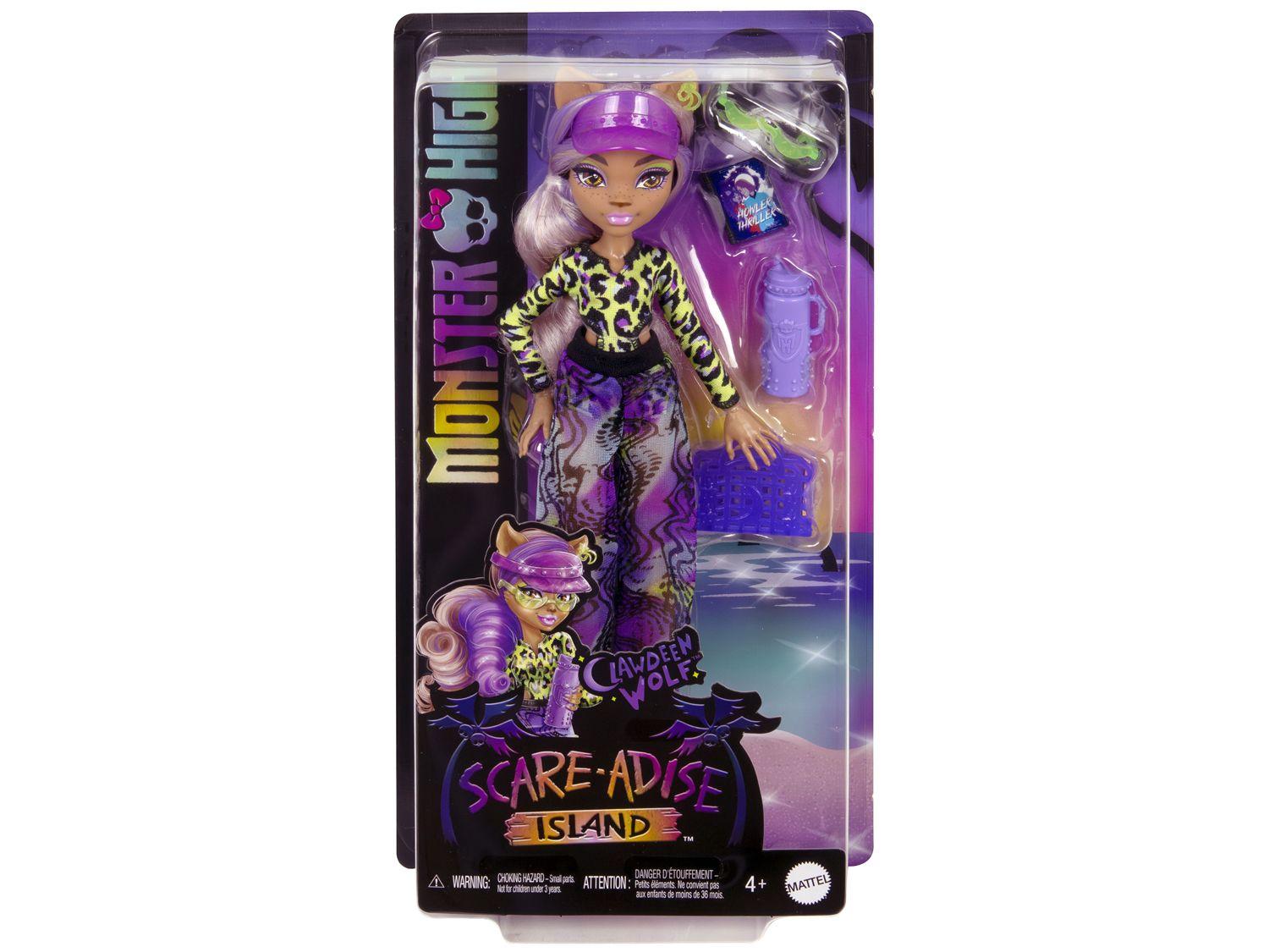 Boneca Monster High Clawdeen Ilha do Terror 