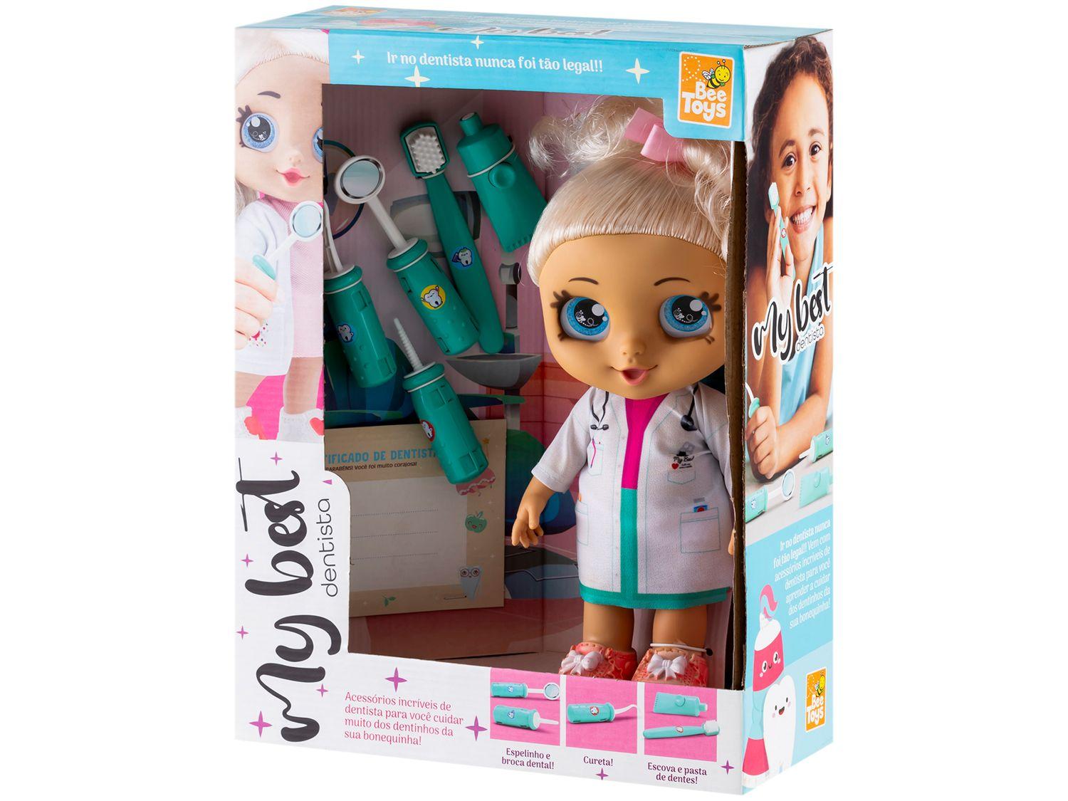 Boneca My Best Dentista com Acessórios Bee Toys