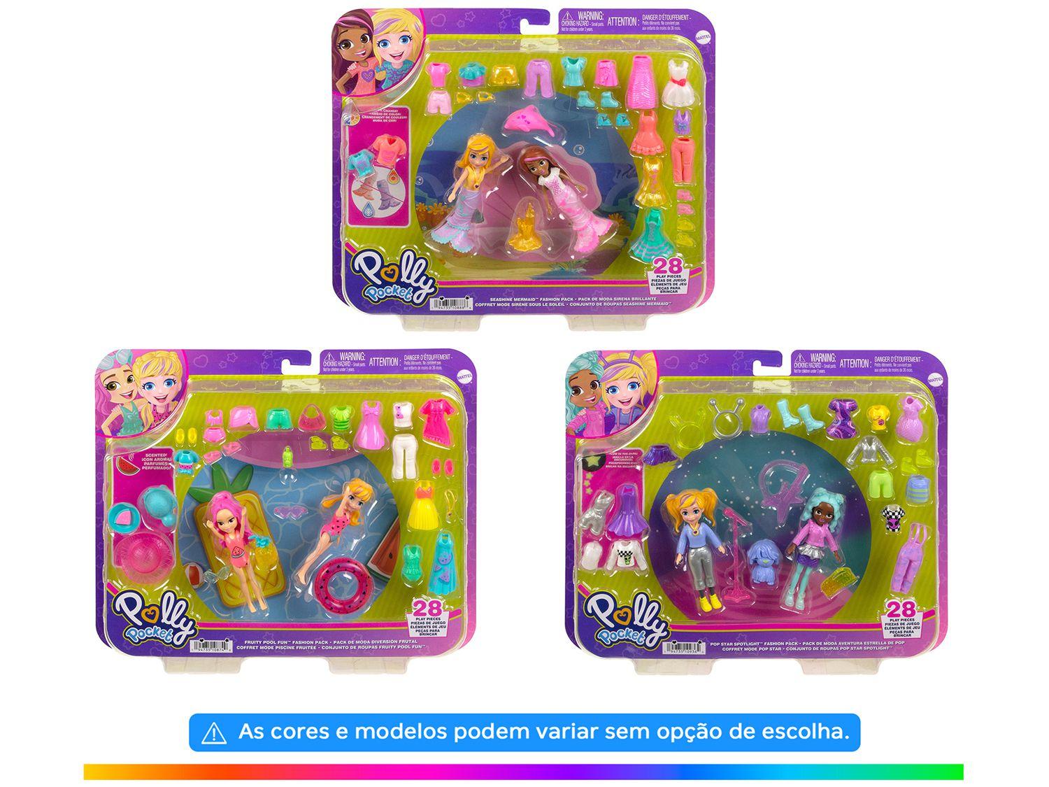 Polly Pocket Pacote de Modas - Mattel