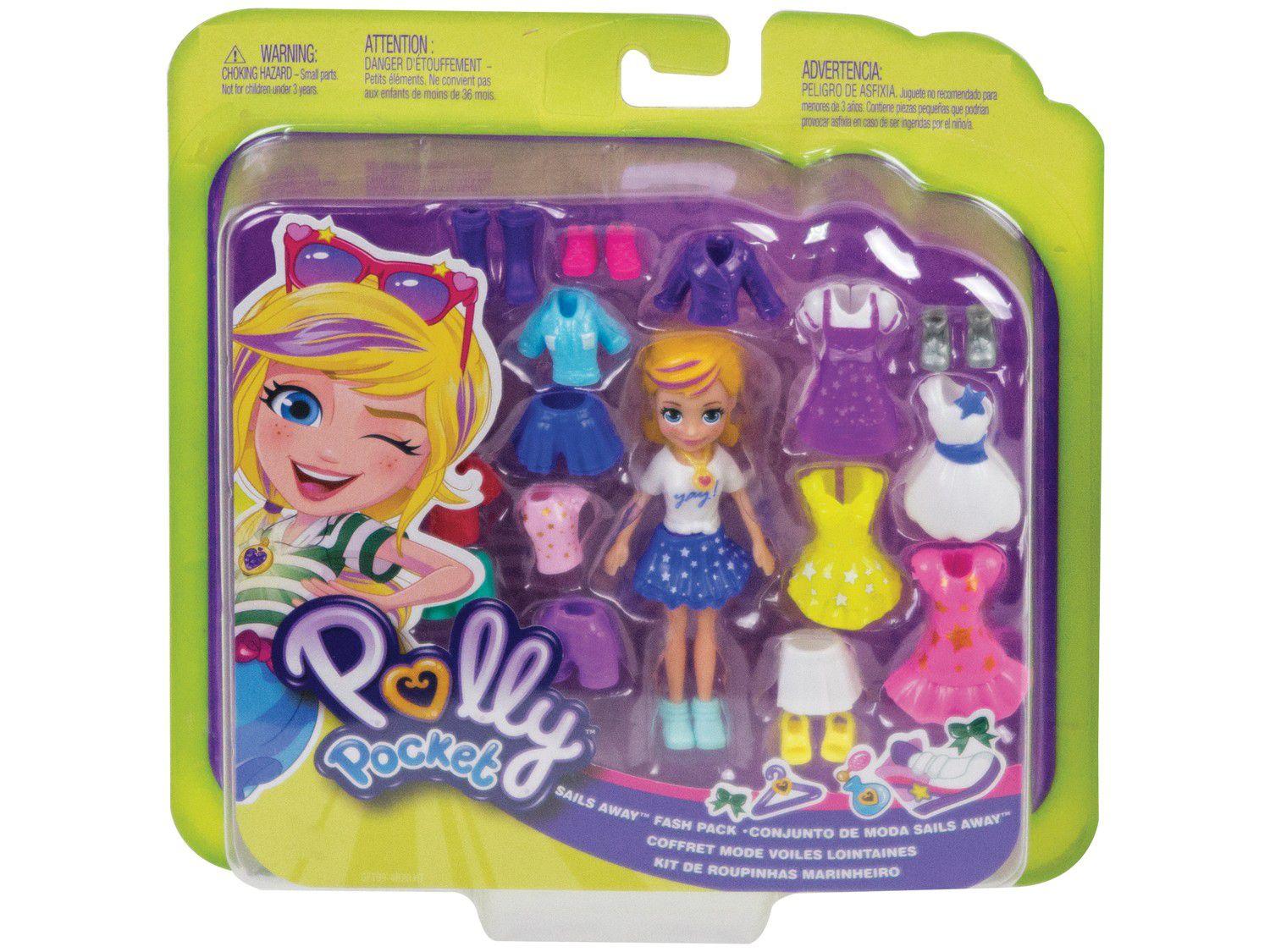 Boneca Polly Pocket Kit De Viagem - Mattel - A sua Loja de