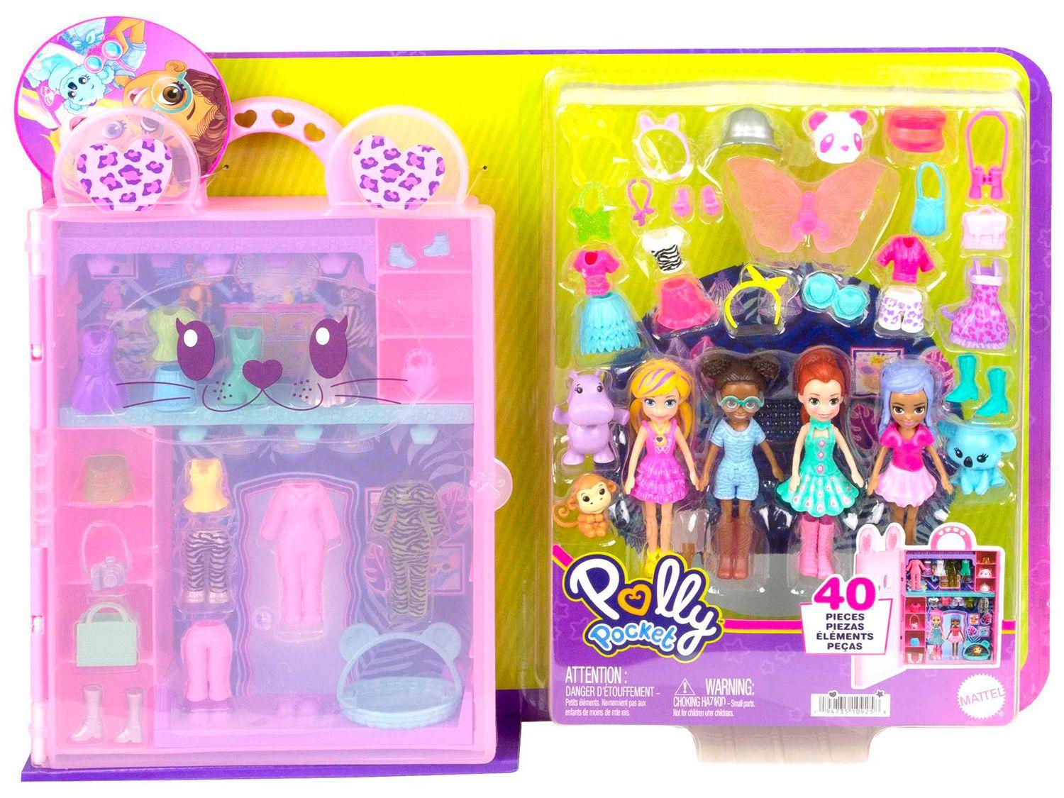 Playset Polly Pocket com Mini Bonecas - Boutique de Moda - Mattel