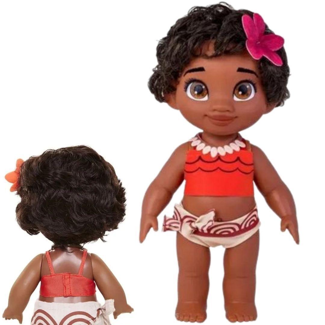 Boneca Princesa Disney Moana Bebe Articulada Original Morena Cabelo  Cacheado 36cm - Cotiplás - Bonecas e Acessórios - Magazine Luiza