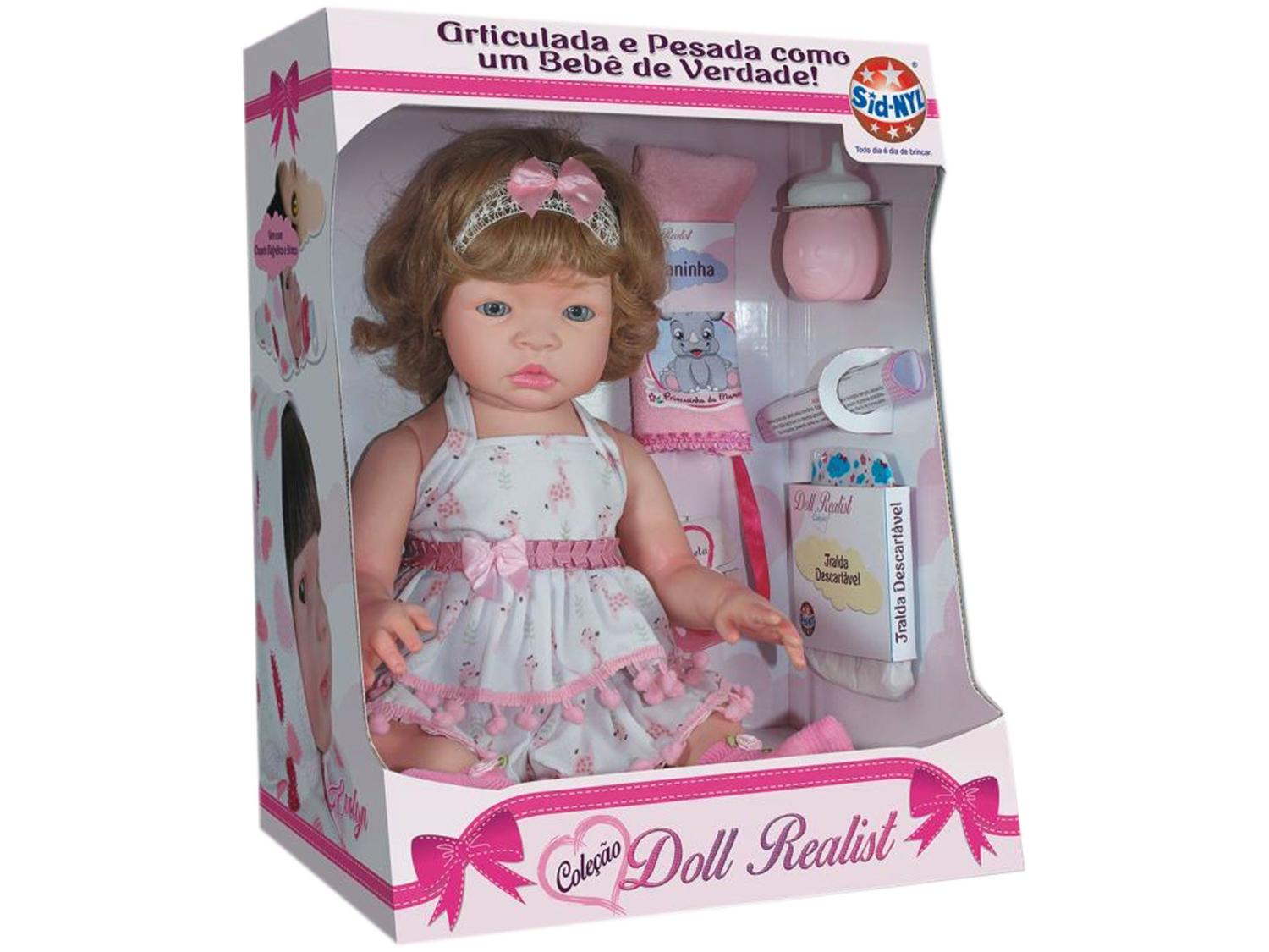 Boneca Reborn Doll Realist Kayla com Acessórios