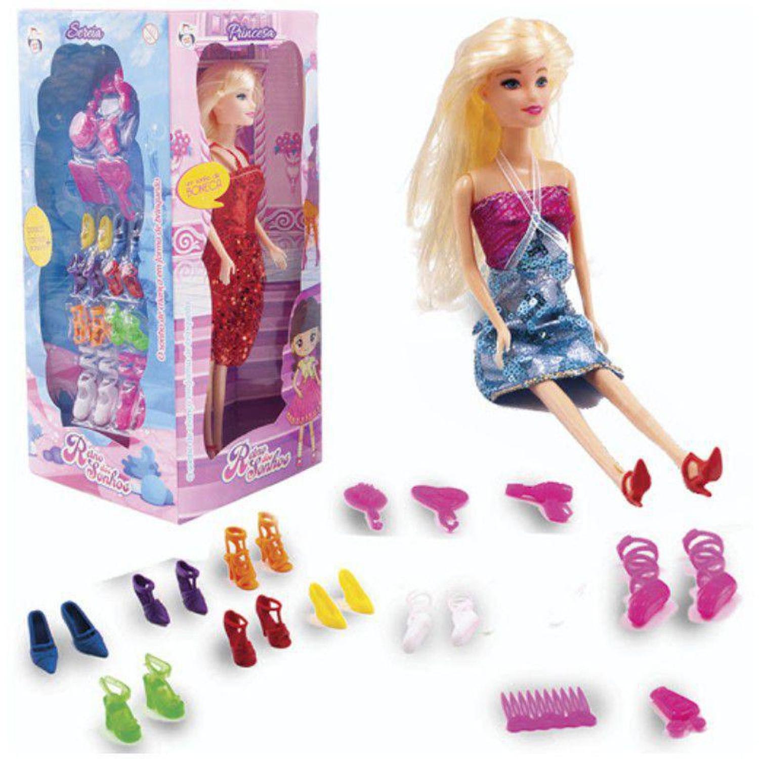 Boneca Reino Dos Sonhos Troca Calçados E Acessórios 22 Pçs- PICA PAU -  Picapau - Sonho de Criança - Bonecas e Acessórios - Magazine Luiza