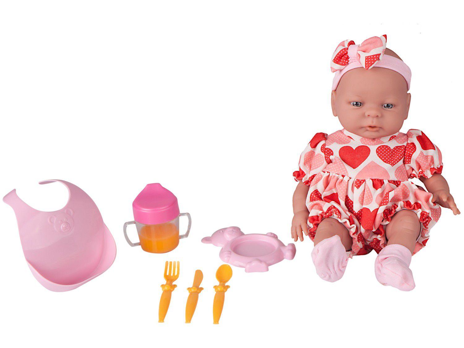 Boneca Roma Babies Primeiras Comidinhas