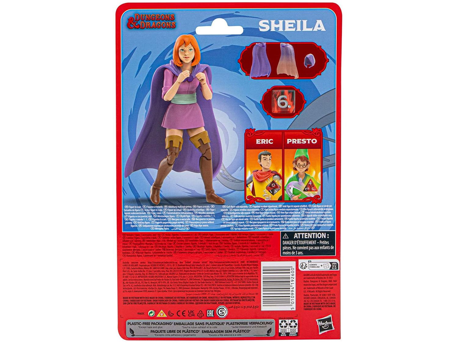 Boneca Sheila Cartoon Classics Dungeons & Dragons com Acessórios Hasbro