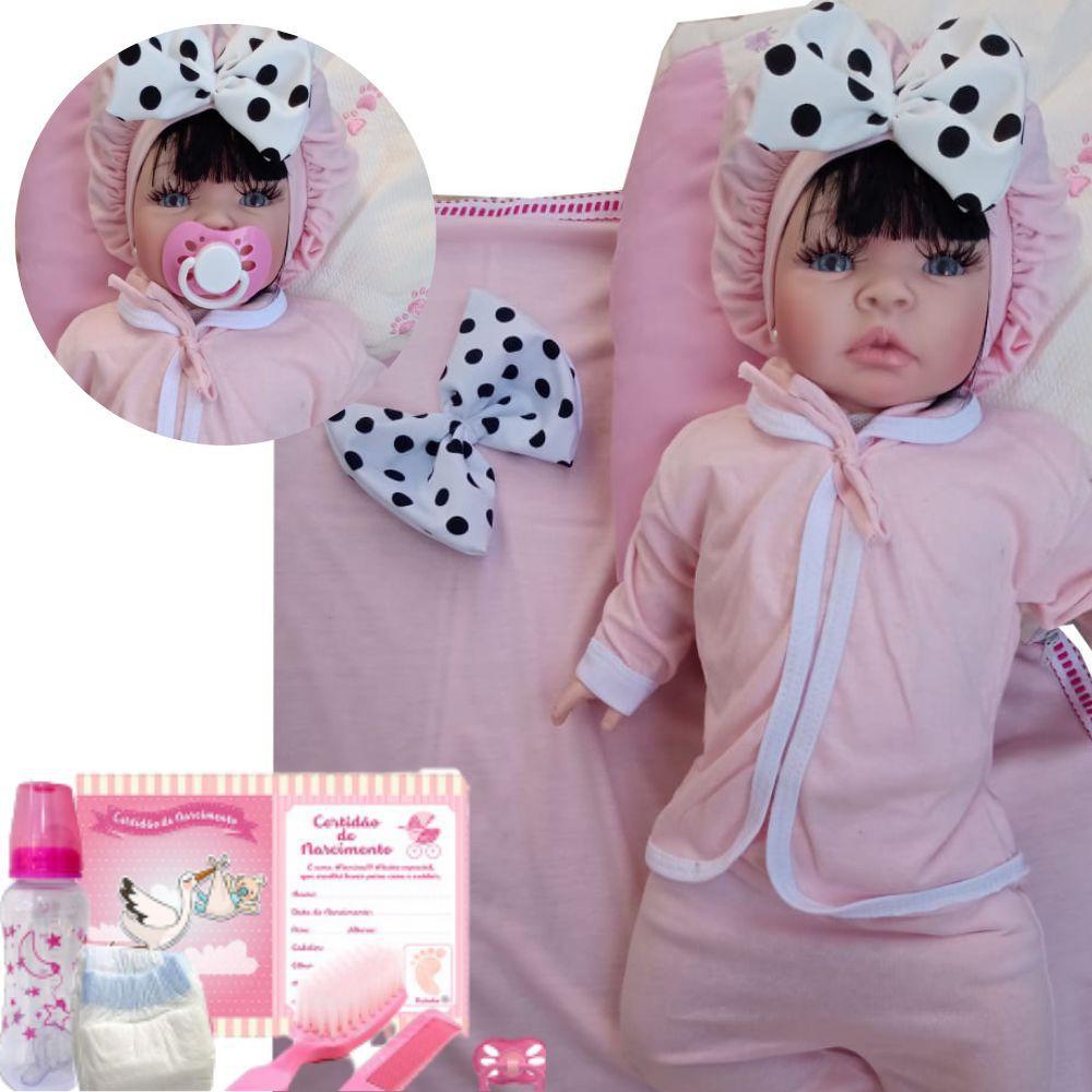 Boneca tipo Bebê Reborn barato Realista Menina Original - Mamãe Cheguei  Oficial - Bonecas - Magazine Luiza