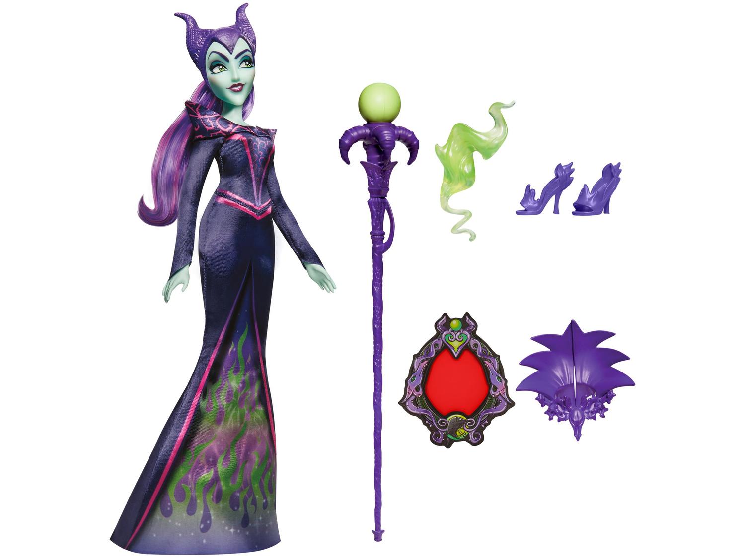 Boneca Vilãs da Disney Malévola com Acessórios