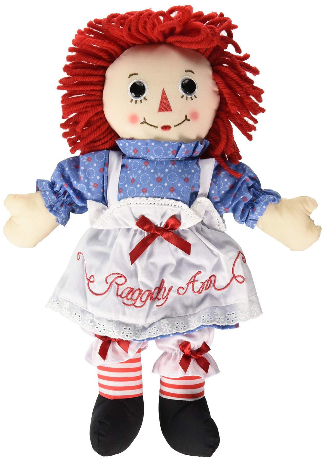注目の Bonecas Aurora Raggedy Ann e Raggedy Andy 40 cm Pacote de 2 人形