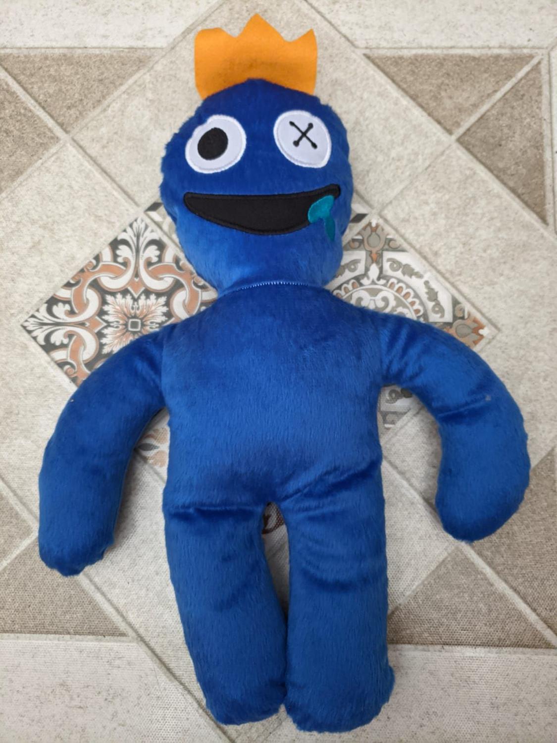 Boneco Azul Babão Rainbow Friends Jogo Roblox Blue Pelúcia em