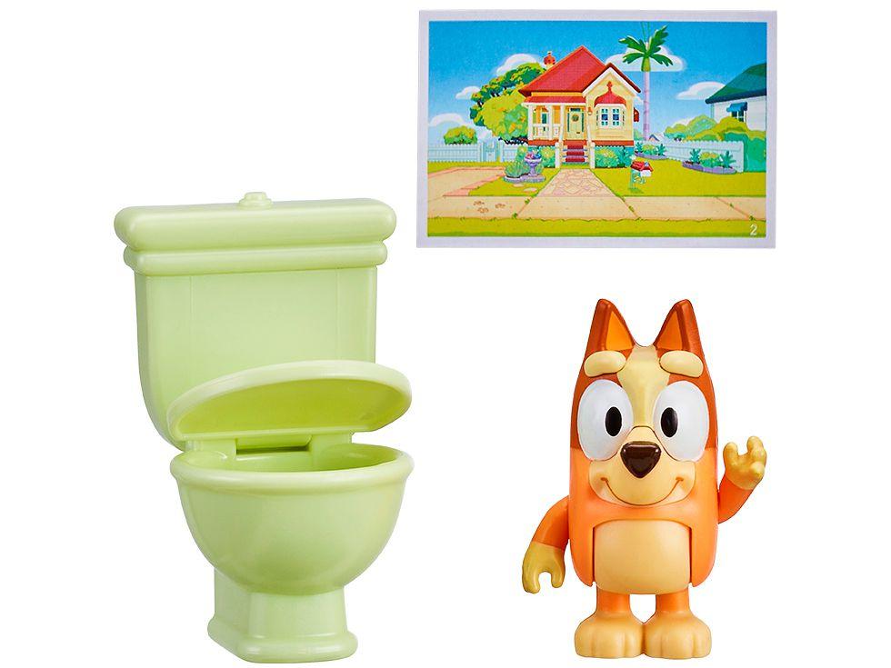 Boneco Bluey e Amigos 12,7cm com Acessório