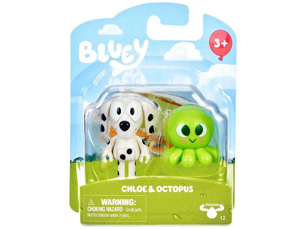 Boneco Bluey e Amigos 12,7cm com Acessório